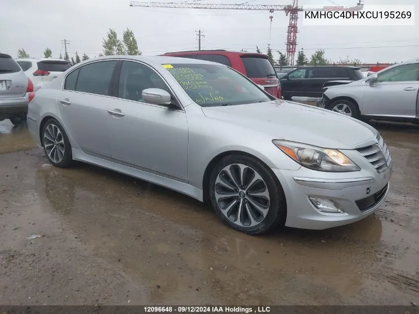 2012 Hyundai Genesis 5.0 R-Spec VIN: KMHGC4DHXCU195269 Lot: 12096648