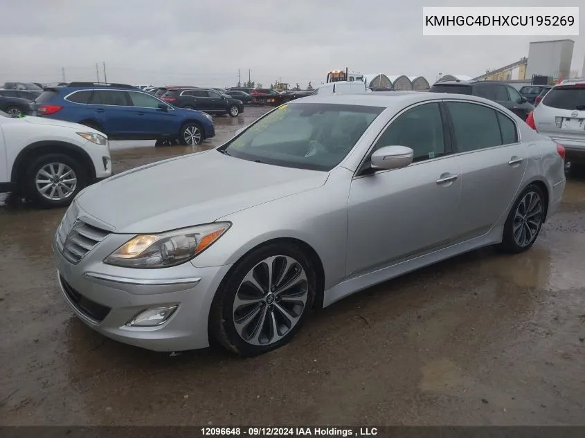 2012 Hyundai Genesis 5.0 R-Spec VIN: KMHGC4DHXCU195269 Lot: 12096648