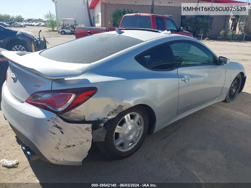 KMHHT6KD5CU075539 2012 Hyundai Genesis 2.0T Premium