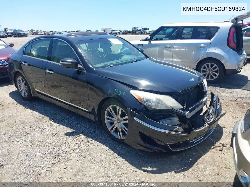 KMHGC4DF5CU169824 2012 Hyundai Genesis 4.6