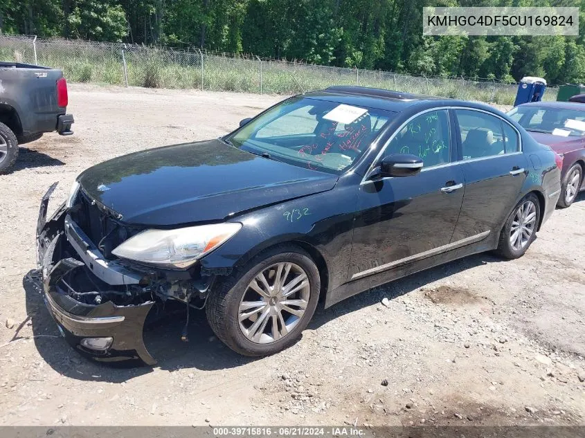 KMHGC4DF5CU169824 2012 Hyundai Genesis 4.6