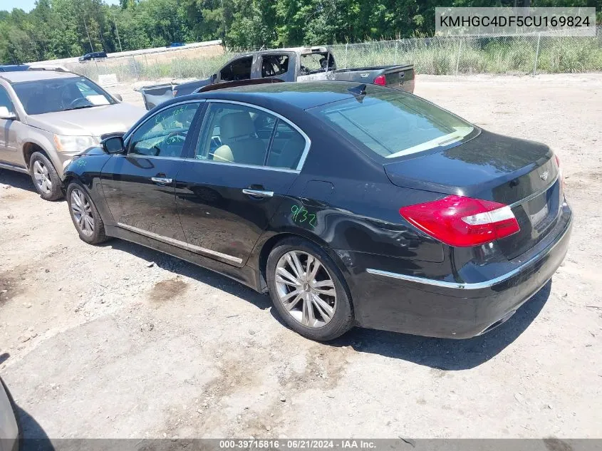 KMHGC4DF5CU169824 2012 Hyundai Genesis 4.6