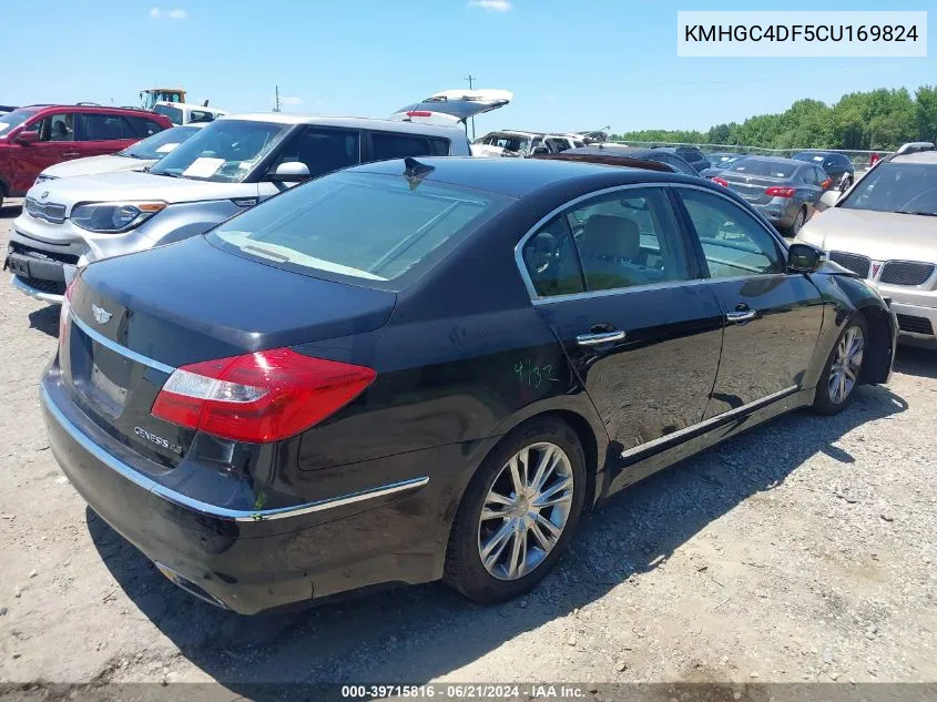 KMHGC4DF5CU169824 2012 Hyundai Genesis 4.6