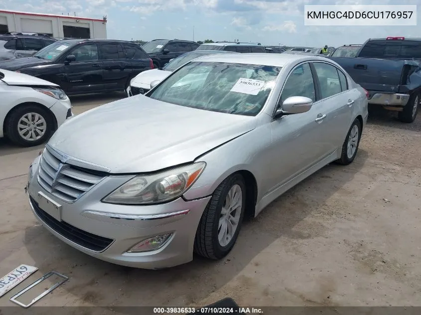 KMHGC4DD6CU176957 2012 Hyundai Genesis 3.8