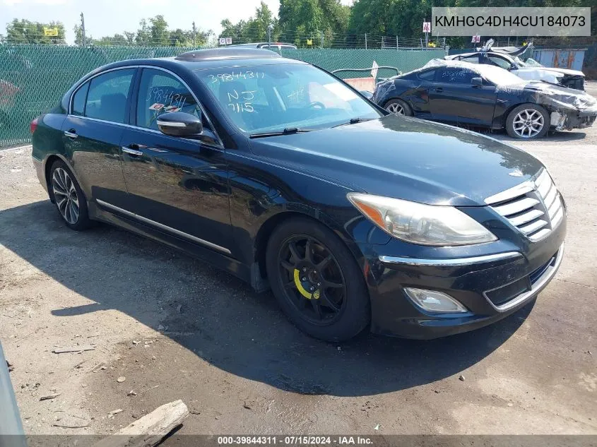 KMHGC4DH4CU184073 2012 Hyundai Genesis 5.0 R-Spec