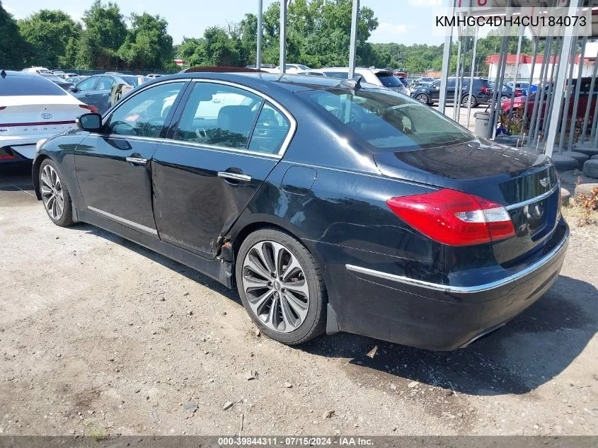 KMHGC4DH4CU184073 2012 Hyundai Genesis 5.0 R-Spec