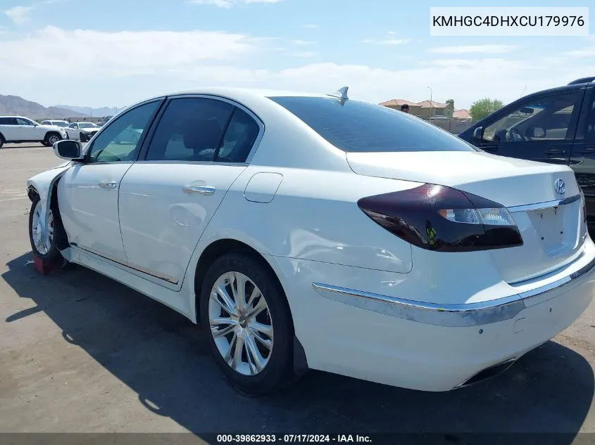 KMHGC4DHXCU179976 2012 Hyundai Genesis 5.0