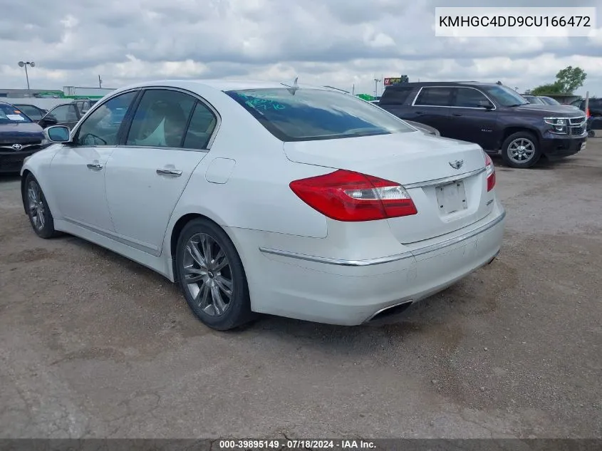 KMHGC4DD9CU166472 2012 Hyundai Genesis 3.8