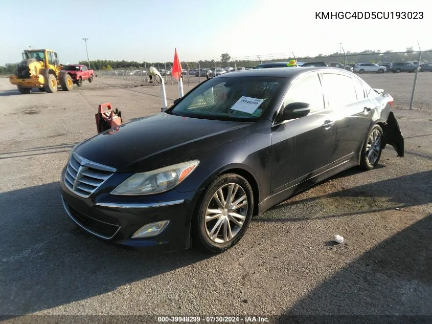 KMHGC4DD5CU193023 2012 Hyundai Genesis 3.8