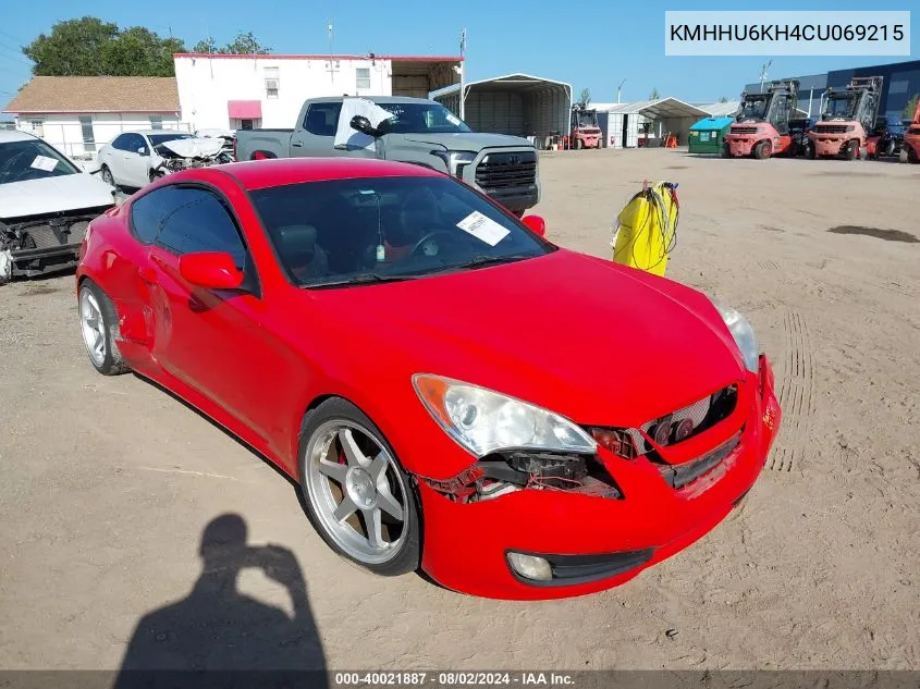 KMHHU6KH4CU069215 2012 Hyundai Genesis 3.8 R-Spec