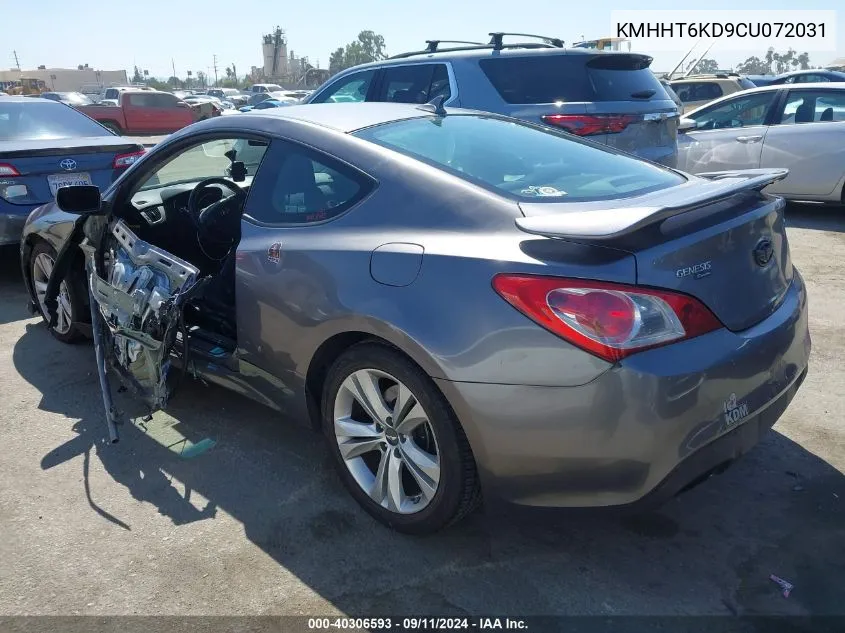 KMHHT6KD9CU072031 2012 Hyundai Genesis 2.0T