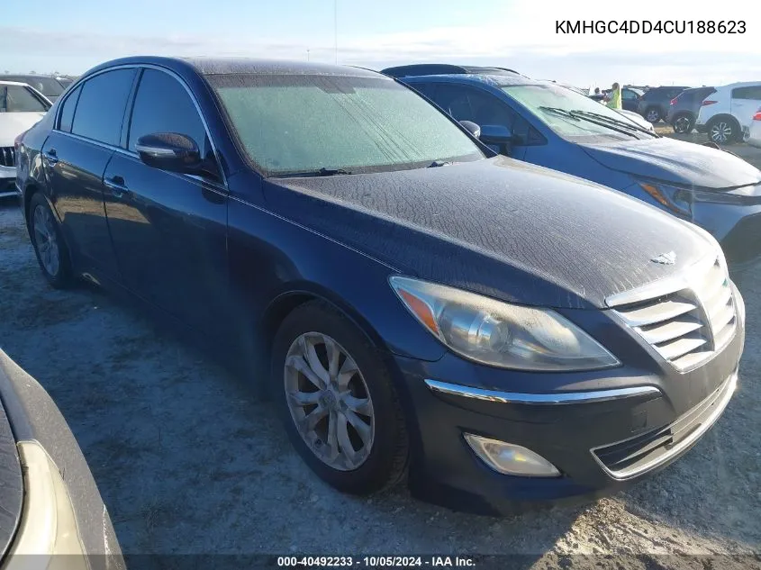 KMHGC4DD4CU188623 2012 Hyundai Genesis 3.8L