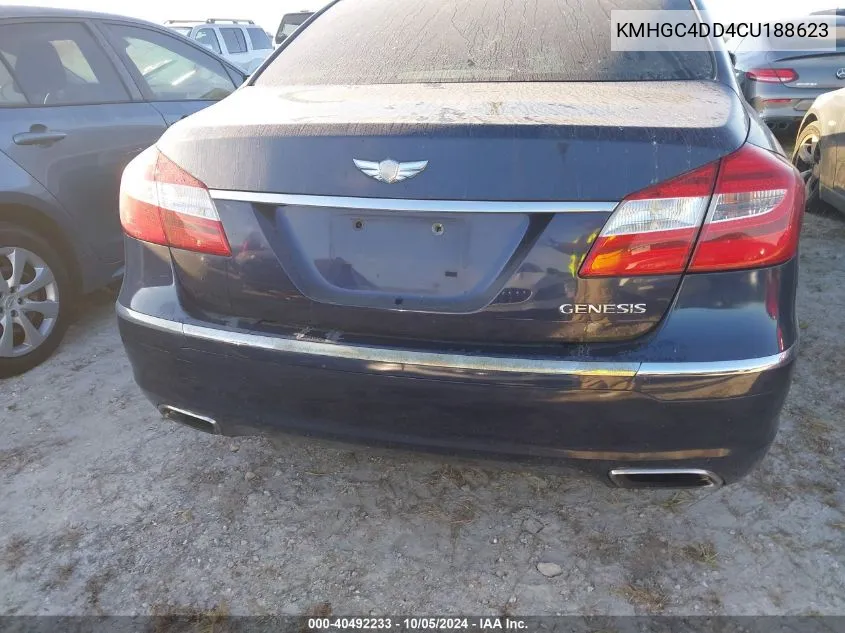 KMHGC4DD4CU188623 2012 Hyundai Genesis 3.8L