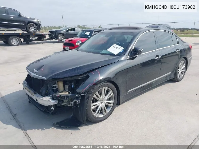 KMHGC4DH8CU173982 2012 Hyundai Genesis 5.0