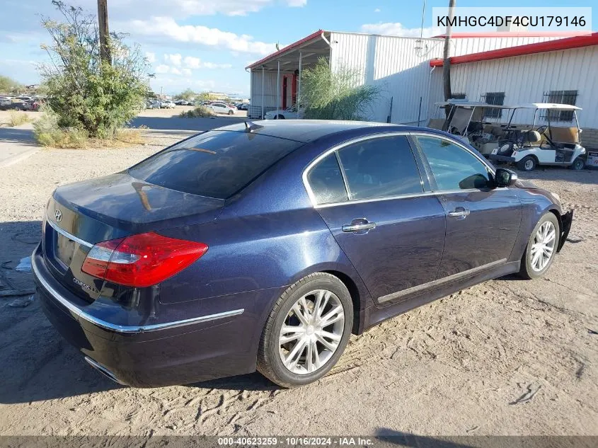 KMHGC4DF4CU179146 2012 Hyundai Genesis 4.6