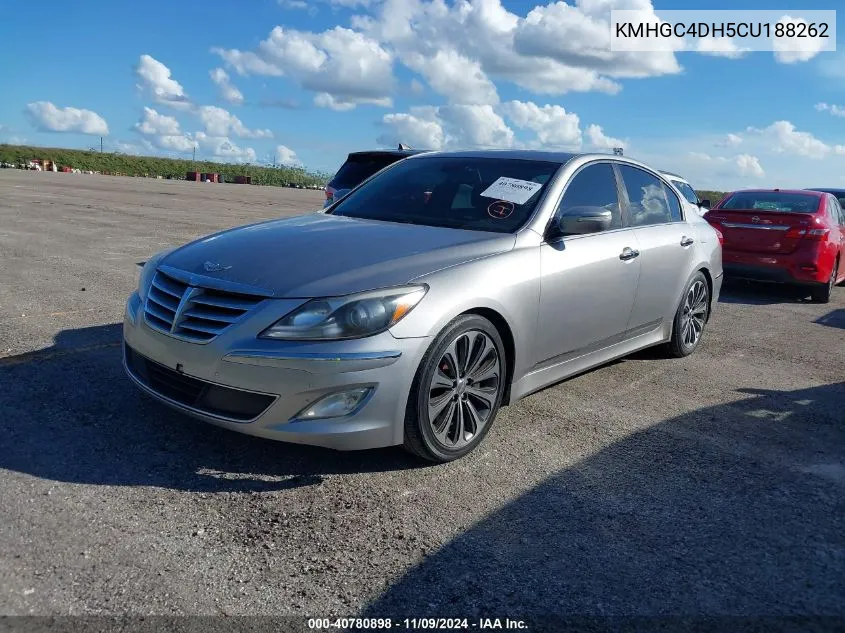 2012 Hyundai Genesis 5.0 R-Spec VIN: KMHGC4DH5CU188262 Lot: 40780898