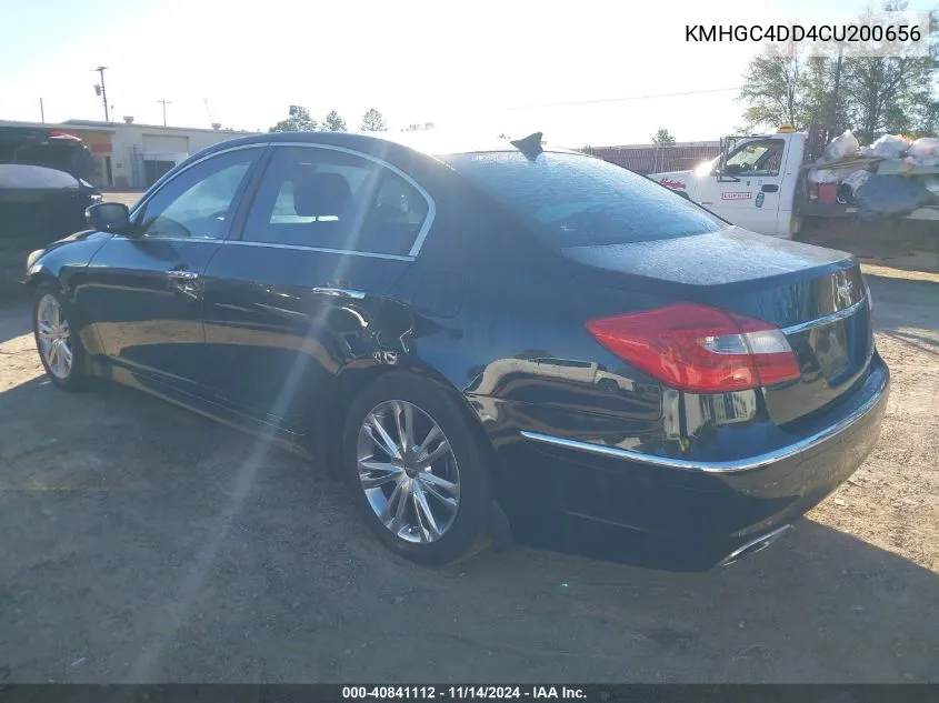 KMHGC4DD4CU200656 2012 Hyundai Genesis 3.8