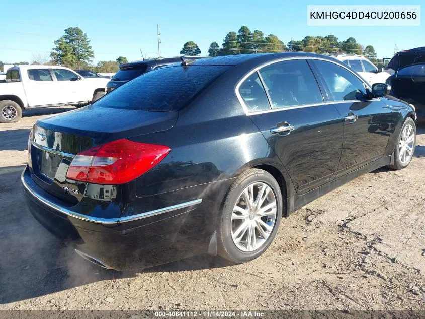 KMHGC4DD4CU200656 2012 Hyundai Genesis 3.8