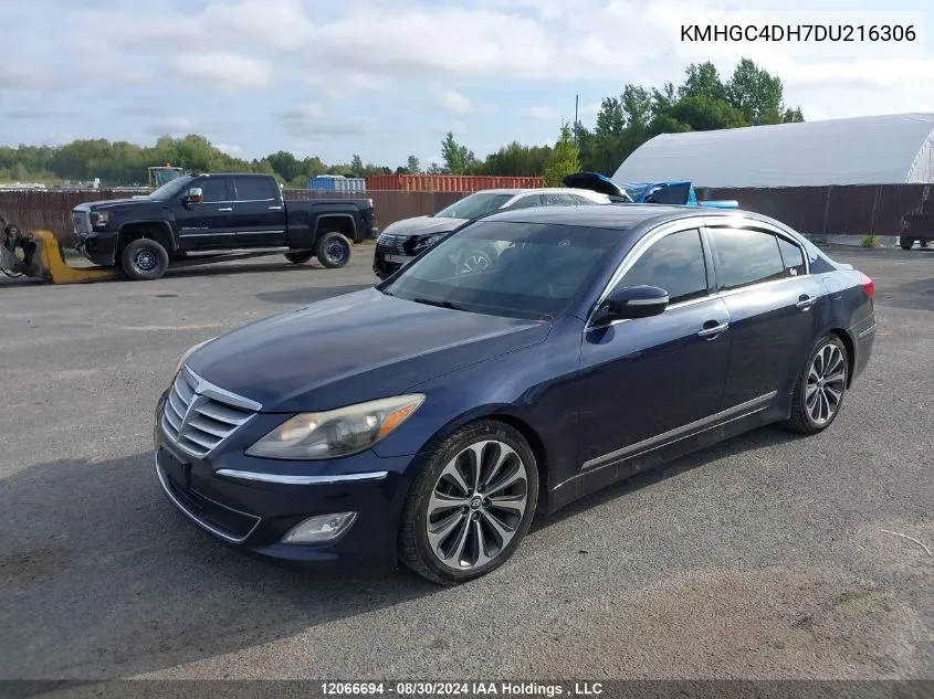 2013 Hyundai Genesis 5.0L VIN: KMHGC4DH7DU216306 Lot: 12066694