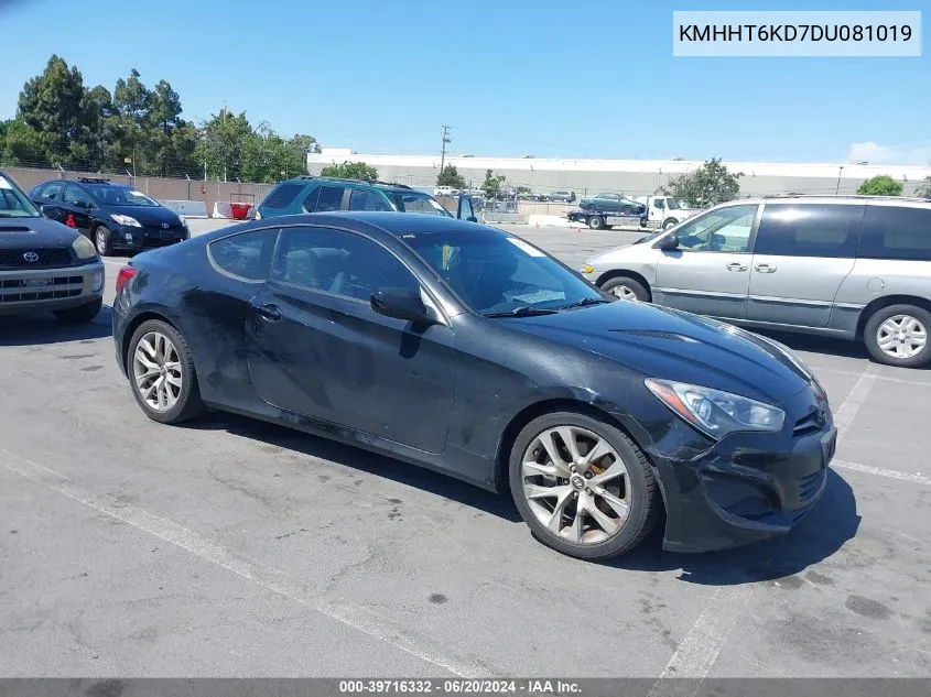 KMHHT6KD7DU081019 2013 Hyundai Genesis 2.0T Premium