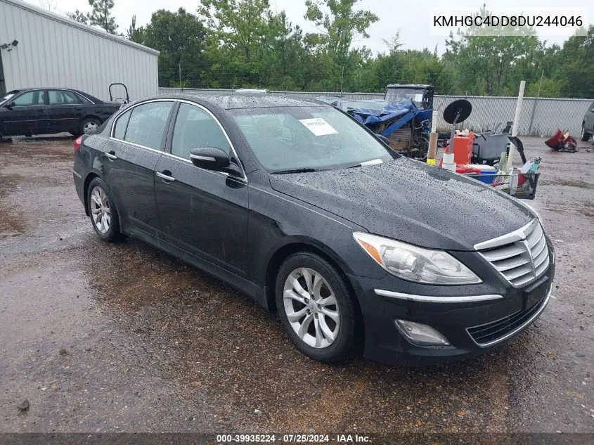 2013 Hyundai Genesis 3.8 VIN: KMHGC4DD8DU244046 Lot: 39935224