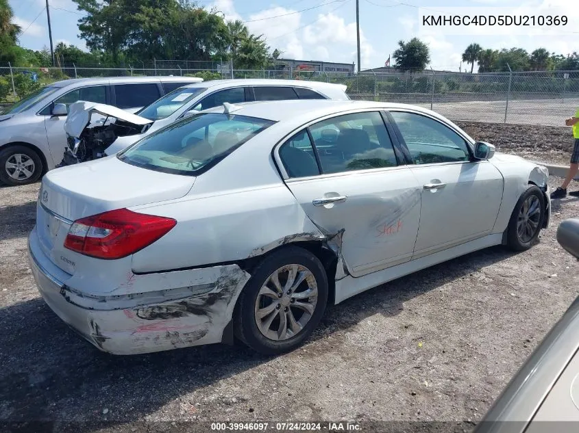 KMHGC4DD5DU210369 2013 Hyundai Genesis 3.8