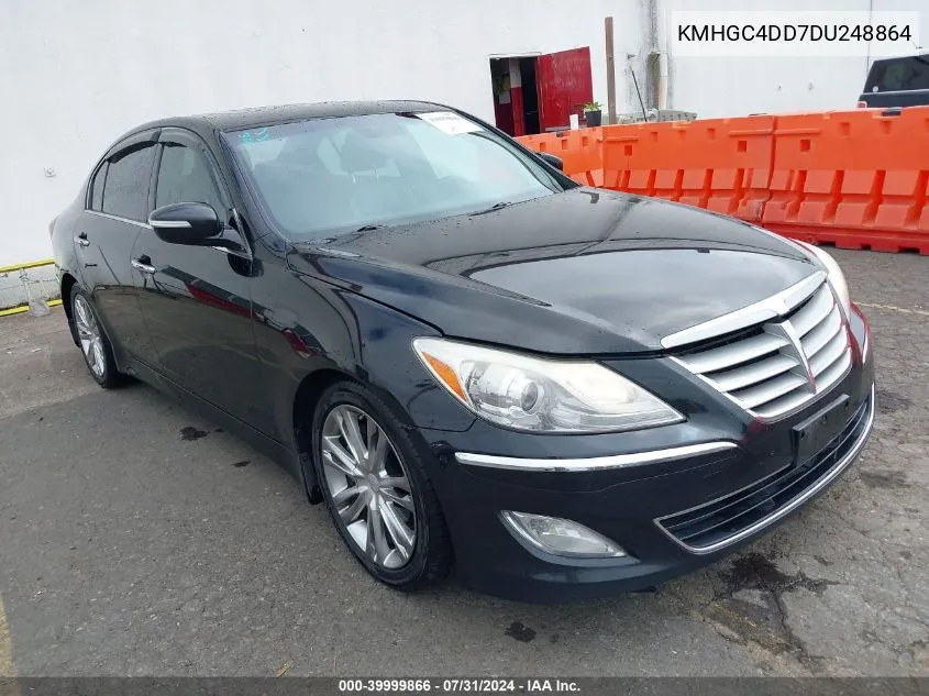 2013 Hyundai Genesis 3.8 VIN: KMHGC4DD7DU248864 Lot: 39999866