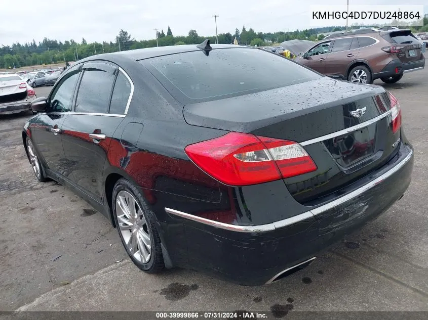 KMHGC4DD7DU248864 2013 Hyundai Genesis 3.8