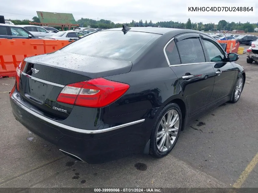 KMHGC4DD7DU248864 2013 Hyundai Genesis 3.8