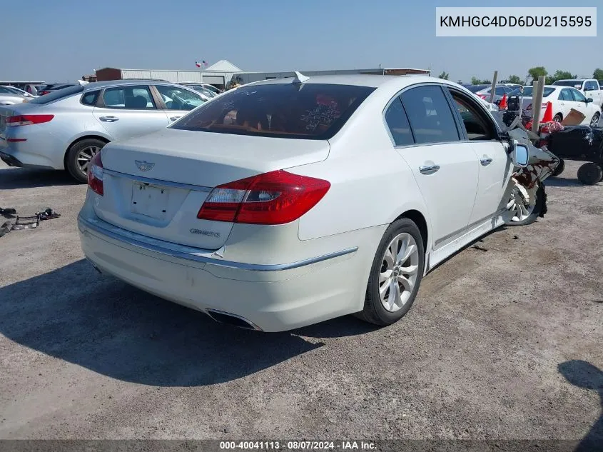 KMHGC4DD6DU215595 2013 Hyundai Genesis 3.8