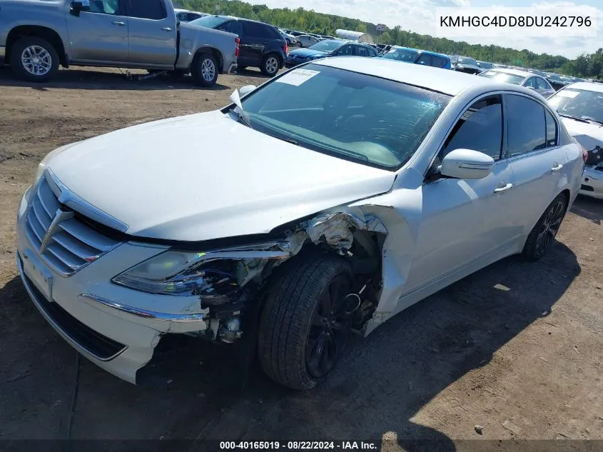 KMHGC4DD8DU242796 2013 Hyundai Genesis 3.8