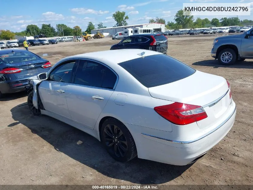 KMHGC4DD8DU242796 2013 Hyundai Genesis 3.8