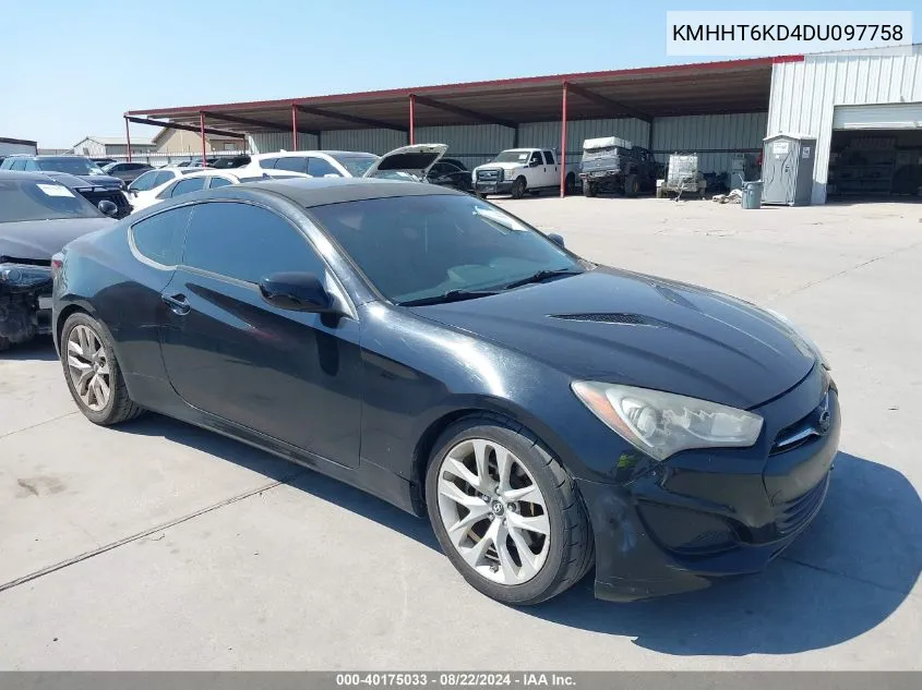 KMHHT6KD4DU097758 2013 Hyundai Genesis 2.0T Premium