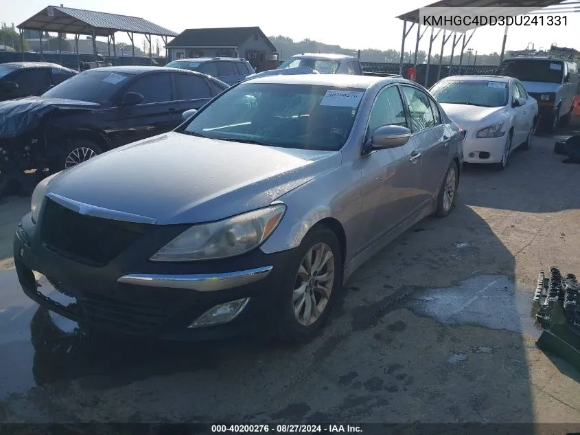 2013 Hyundai Genesis 3.8 VIN: KMHGC4DD3DU241331 Lot: 40200276