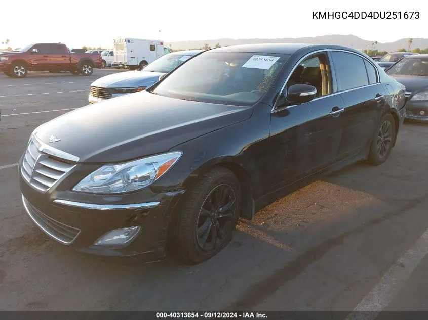 KMHGC4DD4DU251673 2013 Hyundai Genesis 3.8