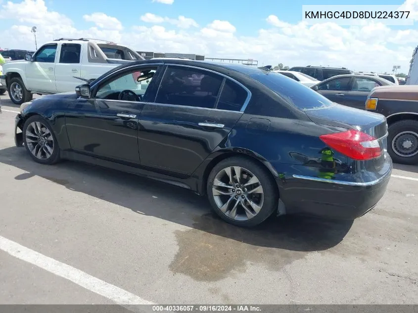 KMHGC4DD8DU224377 2013 Hyundai Genesis 3.8L