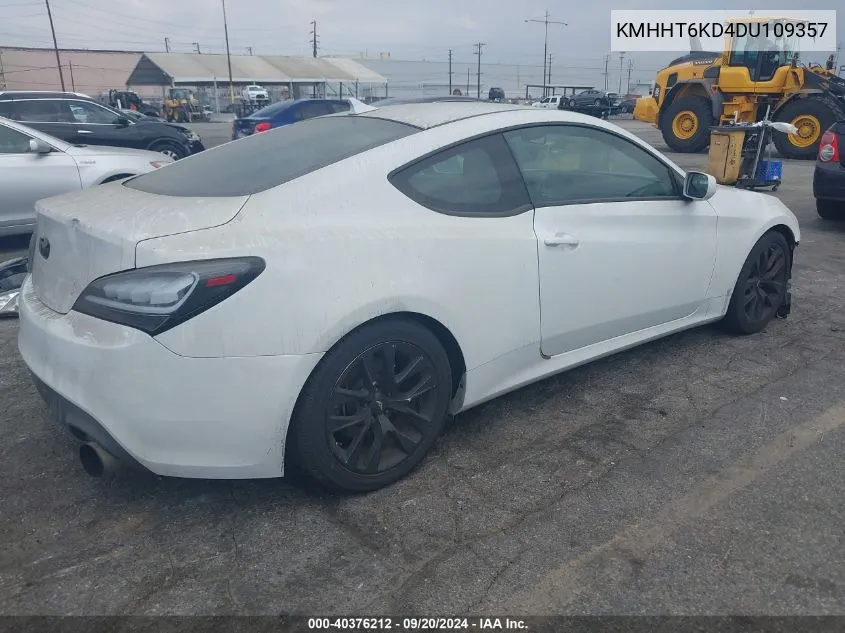 2013 Hyundai Genesis 2.0T VIN: KMHHT6KD4DU109357 Lot: 40376212