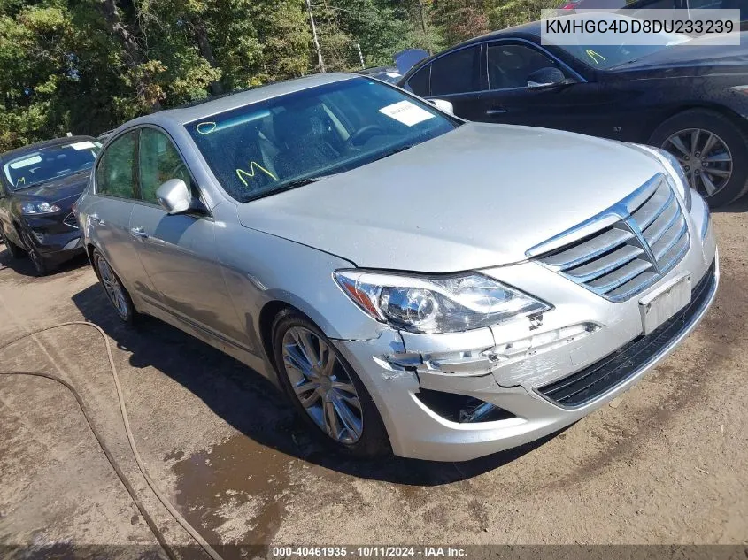 2013 Hyundai Genesis 3.8 VIN: KMHGC4DD8DU233239 Lot: 40461935