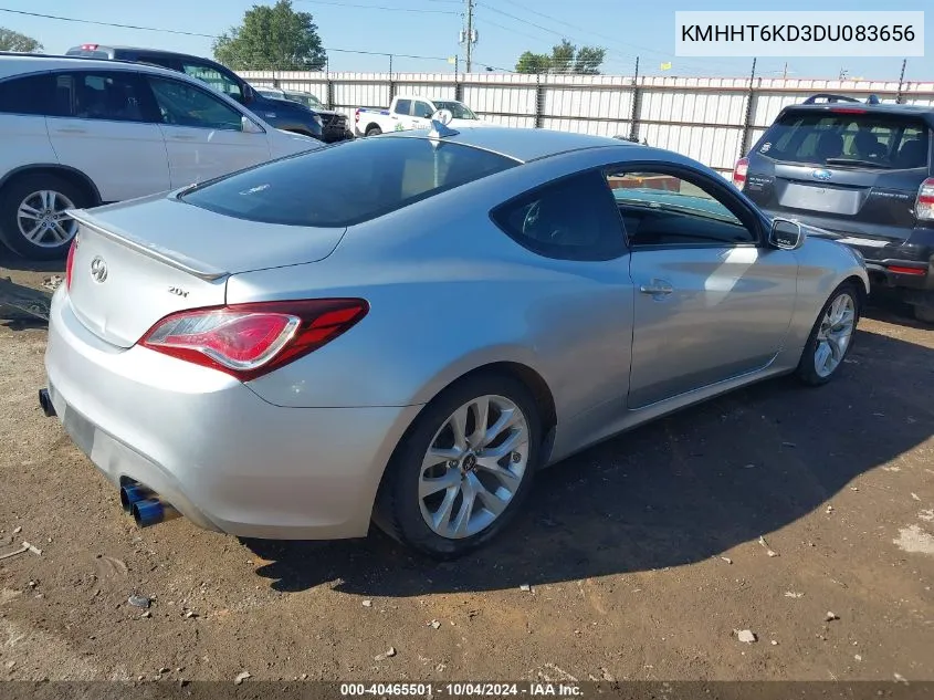 2013 Hyundai Genesis 2.0T VIN: KMHHT6KD3DU083656 Lot: 40465501