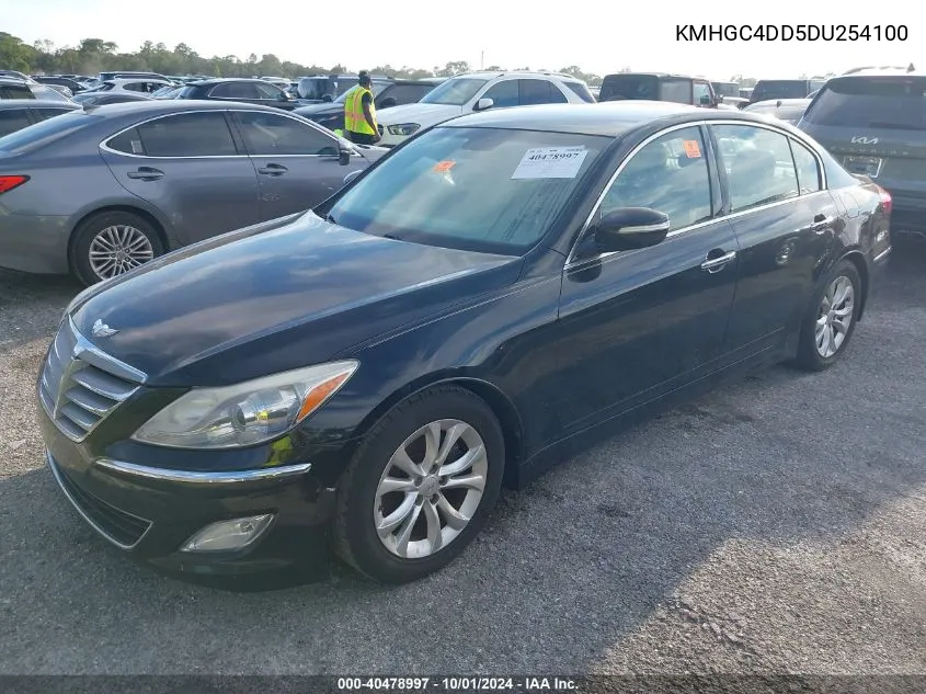 2013 Hyundai Genesis 3.8 VIN: KMHGC4DD5DU254100 Lot: 40478997