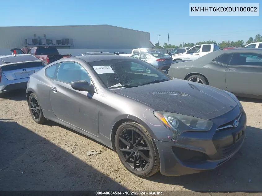 KMHHT6KDXDU100002 2013 Hyundai Genesis 2.0T