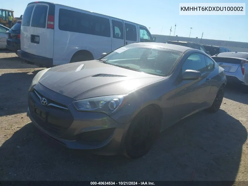 KMHHT6KDXDU100002 2013 Hyundai Genesis 2.0T