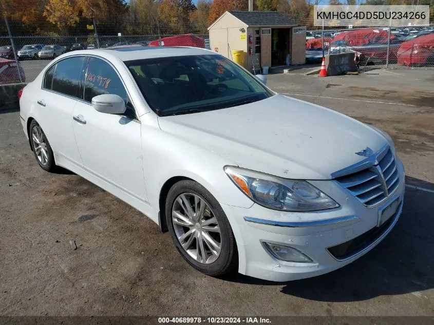 2013 Hyundai Genesis 3.8 VIN: KMHGC4DD5DU234266 Lot: 40689978