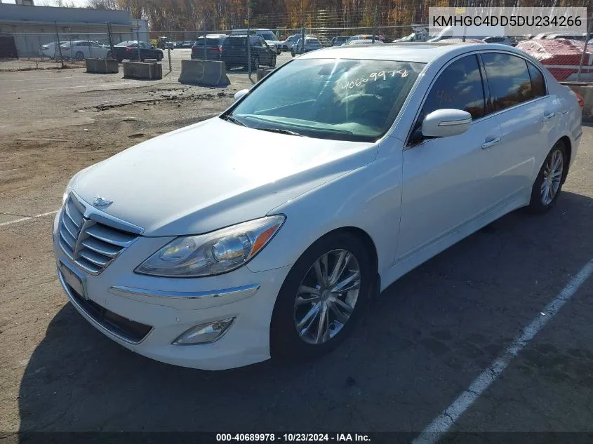 2013 Hyundai Genesis 3.8 VIN: KMHGC4DD5DU234266 Lot: 40689978