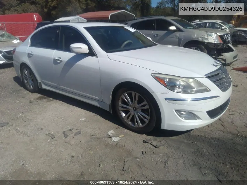 2013 Hyundai Genesis 3.8 VIN: KMHGC4DD9DU254326 Lot: 40691389