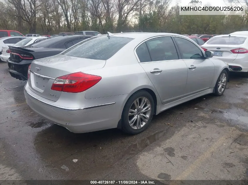 2013 Hyundai Genesis 3.8 VIN: KMHGC4DD9DU256206 Lot: 40726187