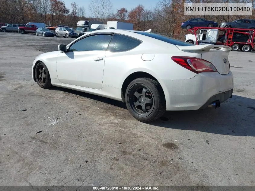 KMHHT6KD2DU100480 2013 Hyundai Genesis 2.0T Premium