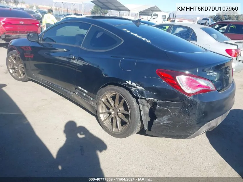 2013 Hyundai Genesis 2.0T Premium VIN: KMHHT6KD7DU107960 Lot: 40777339