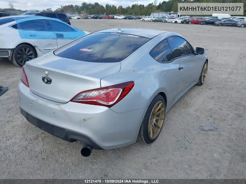 2014 Hyundai Genesis VIN: KMHHT6KD1EU121077 Lot: 12121470