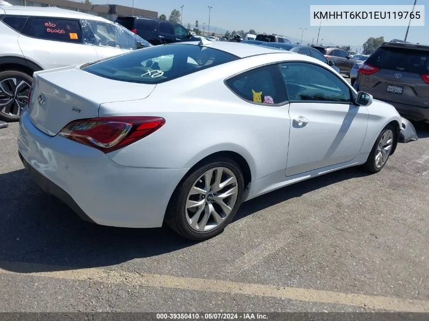 2014 Hyundai Genesis 2.0T Premium VIN: KMHHT6KD1EU119765 Lot: 39350410